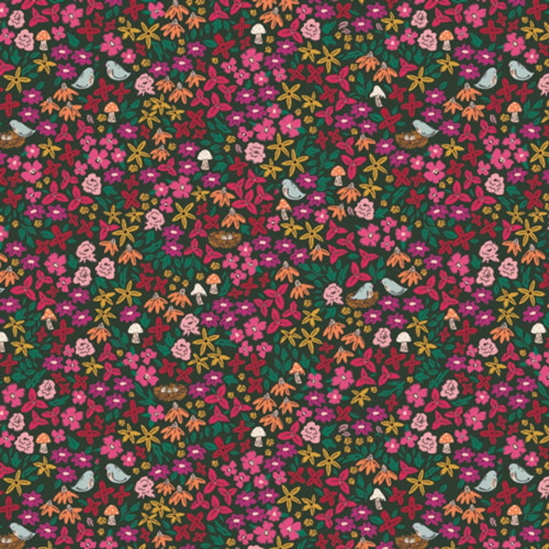 *Closeout Sale* Art Gallery Fabrics, The Flower Society, Striking Gardenista, per half-yard