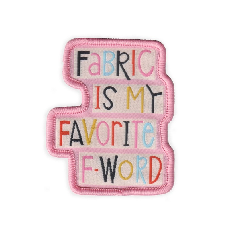 Fabric F Word Patch (KC314)