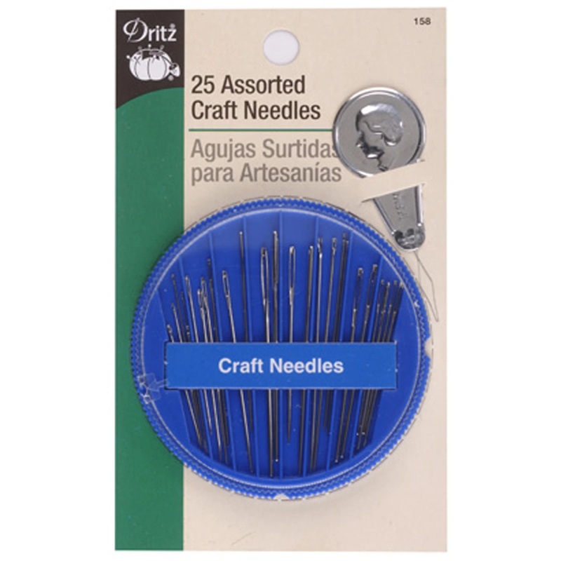 Prym Dritz Assorted Craft Needles in Dispenser 25ct  (158)