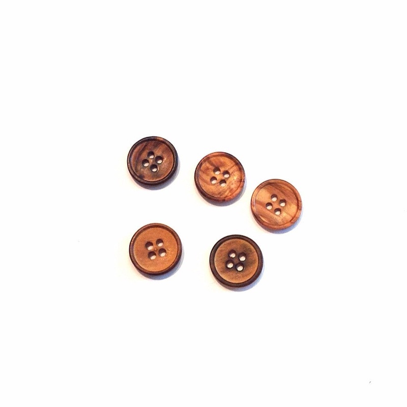 Simple Wooden Button-20 mm & 15 mm & 27mm & 22mm
