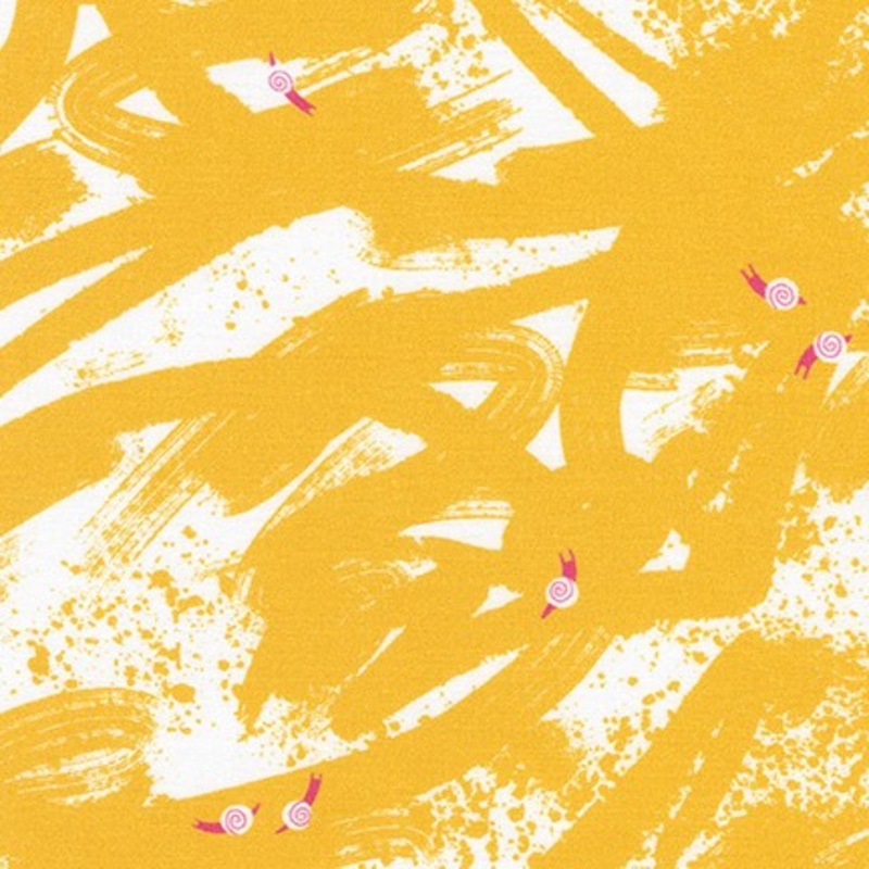 *Closeout Sale* Escargot For It! Sunshine Snail Scurry, per half-yard