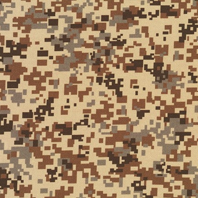 *Closeout Sale* Camo in Khaki Digital by Robert Kaufman Fabrics, per half-yard