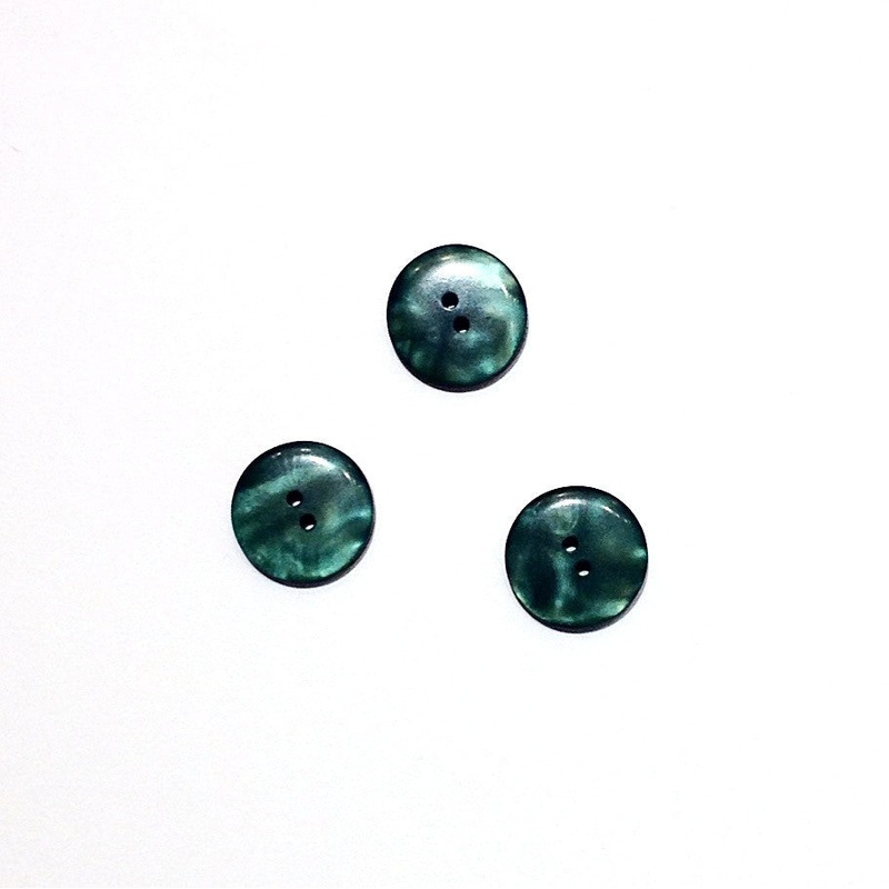 Emerald Green Two Holed Button