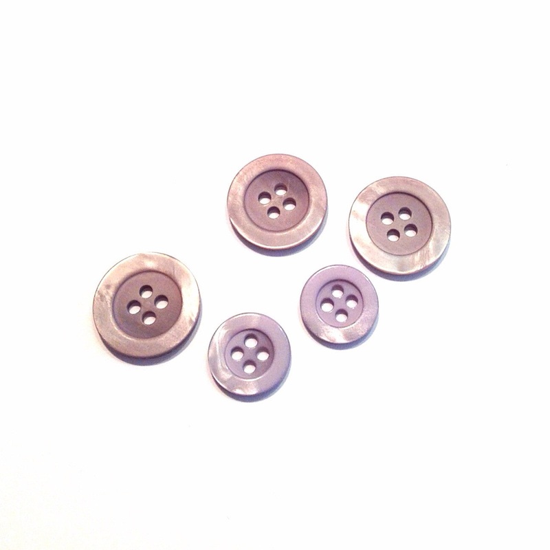 Grey Shiny Button-16 mm & 20 mm