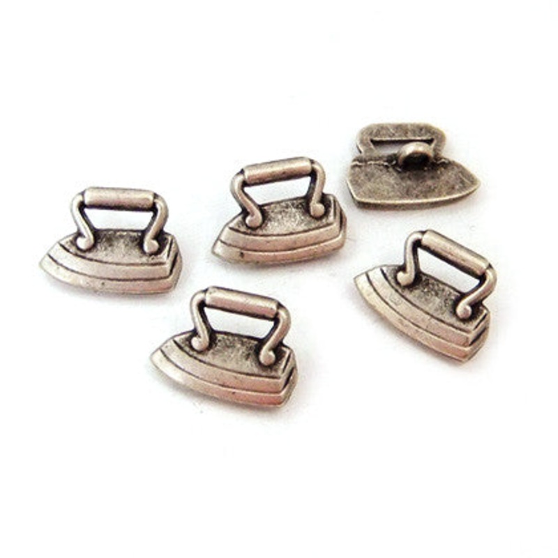 Iron Shaped Metal Button-20 mm