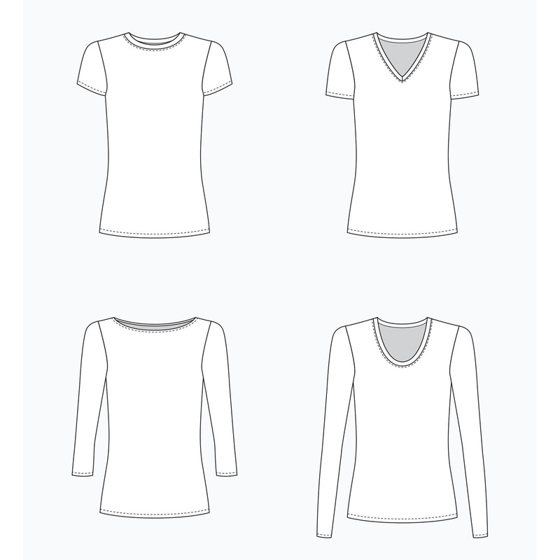 Lark Tee Pattern by Grainline Studio