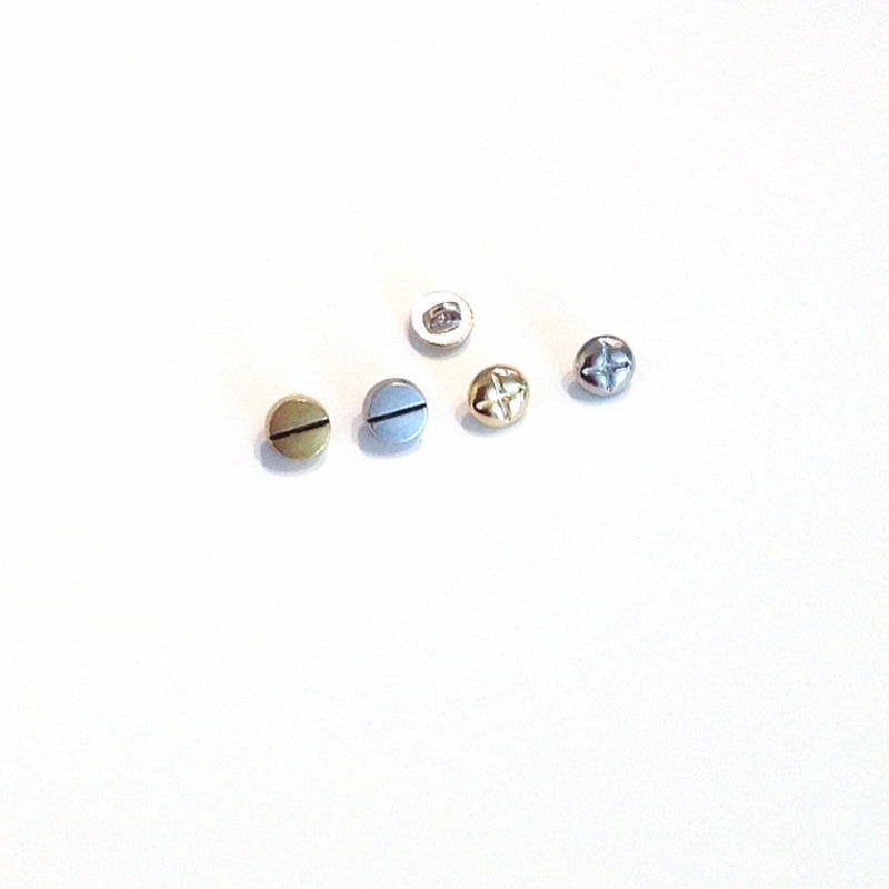 Metal Screwdriver Head Buttons