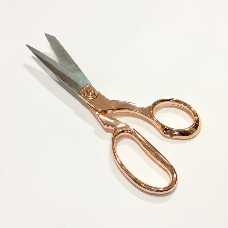 Rose Gold Premium Dress Making Scissors by Hemline