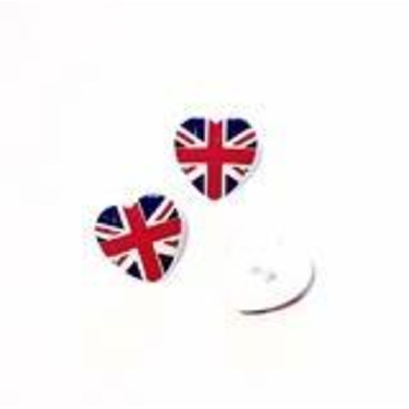 Union Jack Heart Button-22 mm