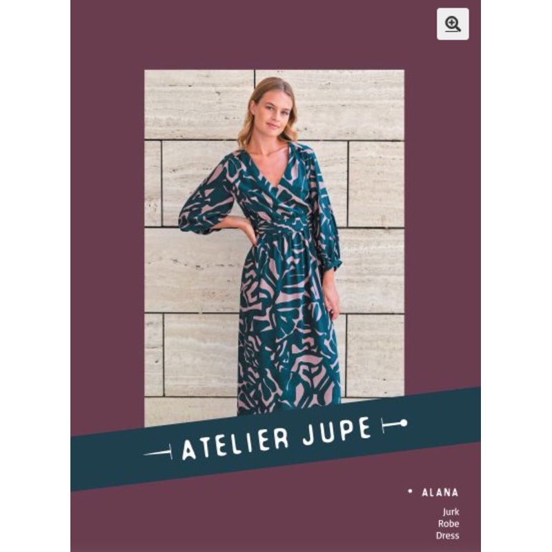 Alana Robe Dress Pattern by Atelier Jupe