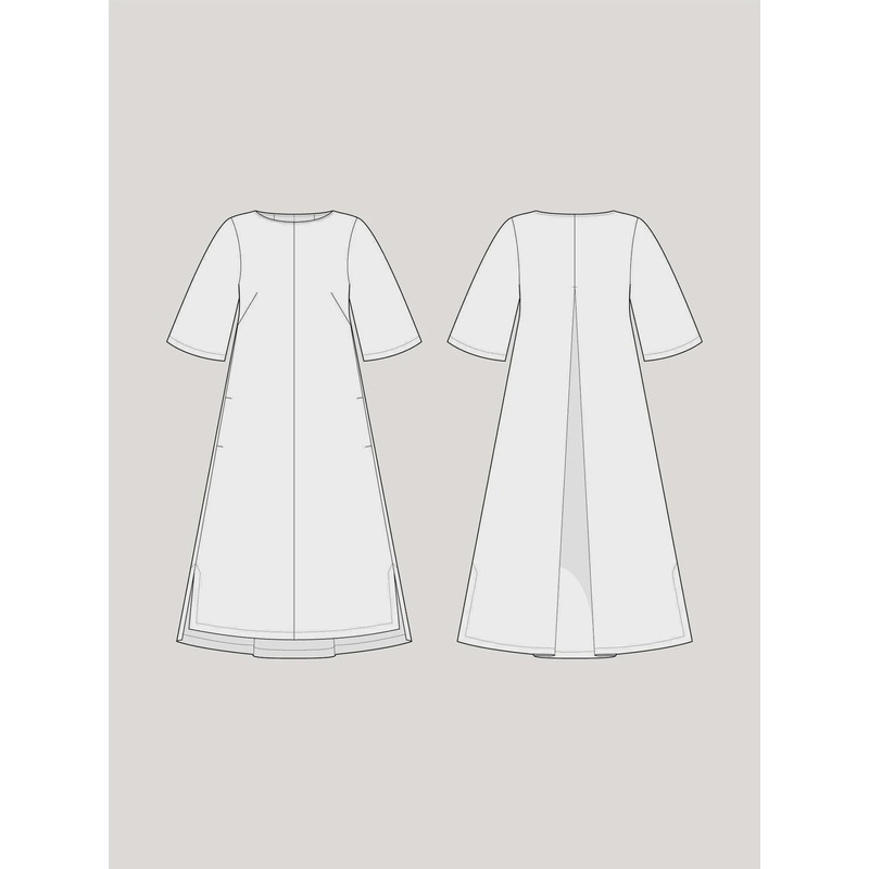 Box Pleat Dress Pattern By The Assembly Line