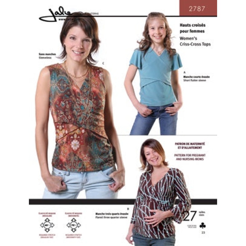 Criss-Cross Tops by Jalie Patterns
