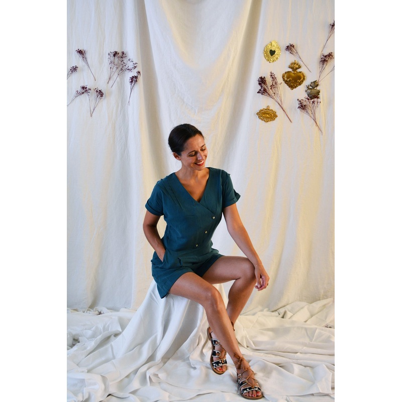 Eclipse Playsuit or Dress Pattern by Maison Fauve