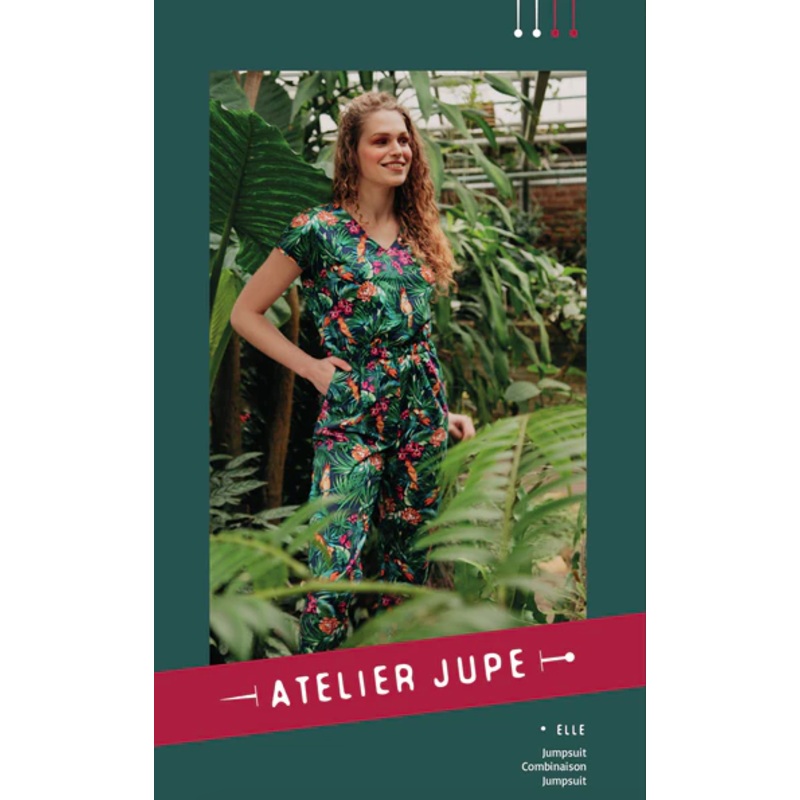 Elle Jumpsuit Pattern by Atelier Jupe