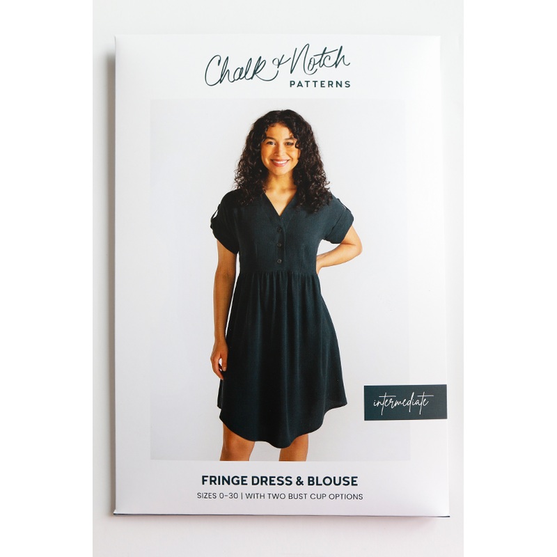 Fringe Dress and Blouse Pattern by Chalk and Notch