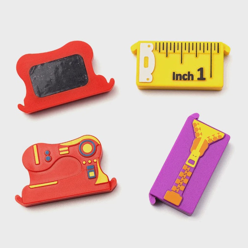 Funky Magnetic Seam Guide-Sewing Machine & Tape Measure & Zip Pull