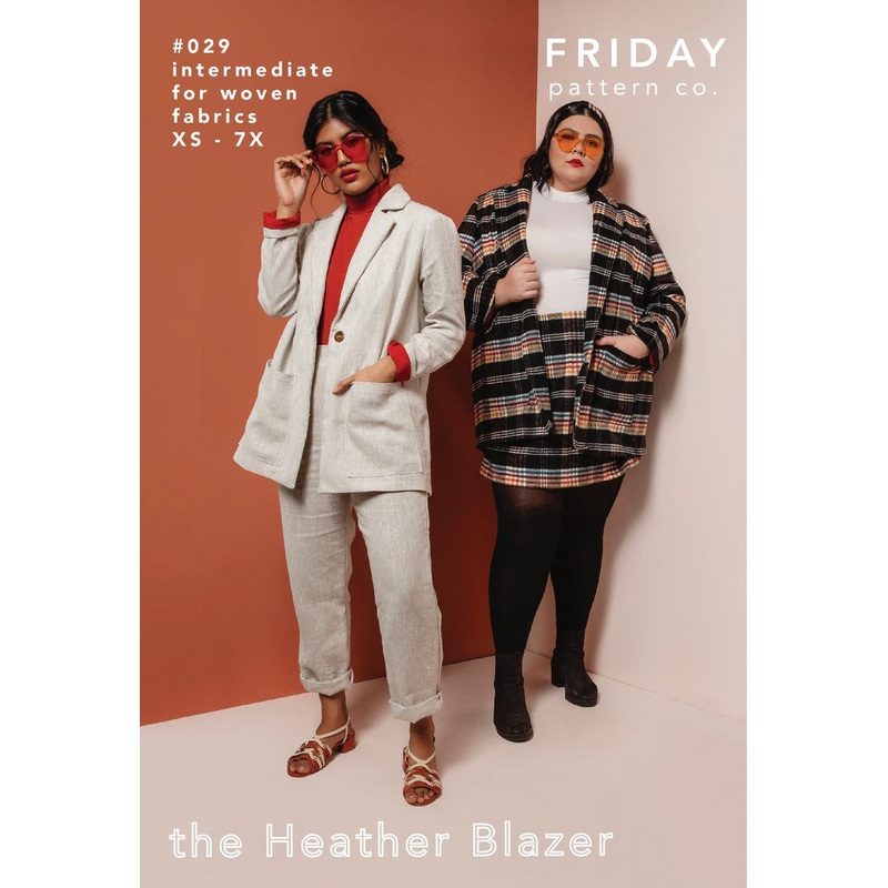 Heather Blazer Pattern By Friday Pattern Company