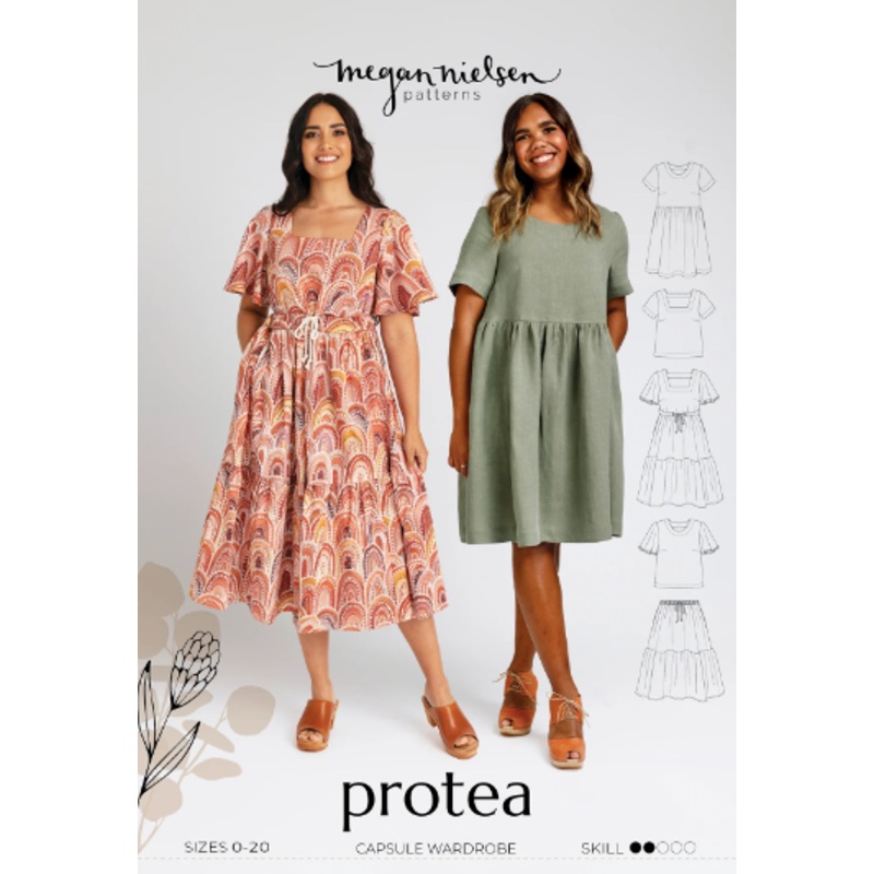 Protea Capsule Wardrobe Pattern By Megan Nielsen