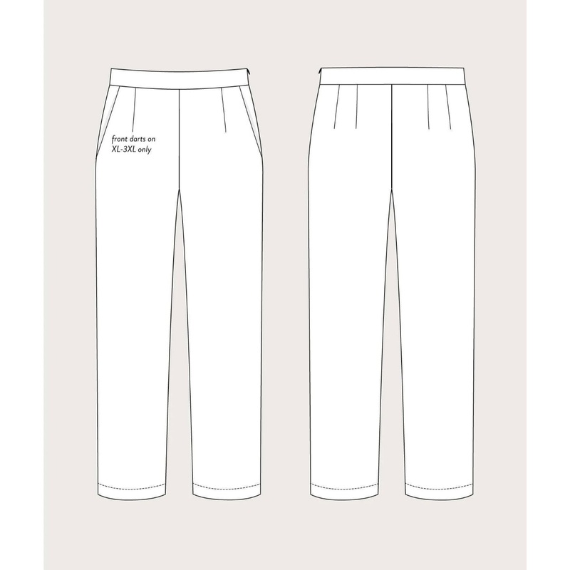 REGULAR FIT TROUSERS PATTERN BY THE ASSEMBLY LINE
