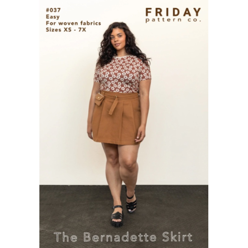 The Bernadette Skirt Pattern By Friday Pattern Company