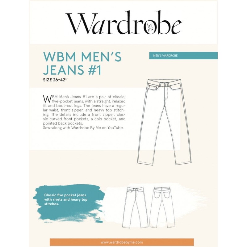 Wardrobe Mens Jeans Patterns By Wardrobe By Me