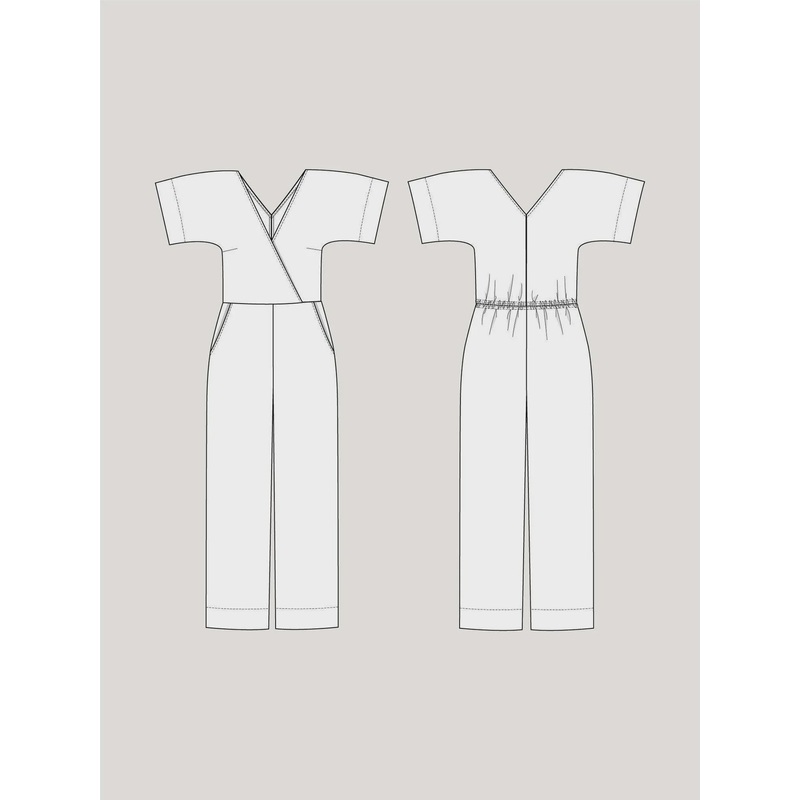 Wide Leg Jumpsuit Pattern by Assembly Line
