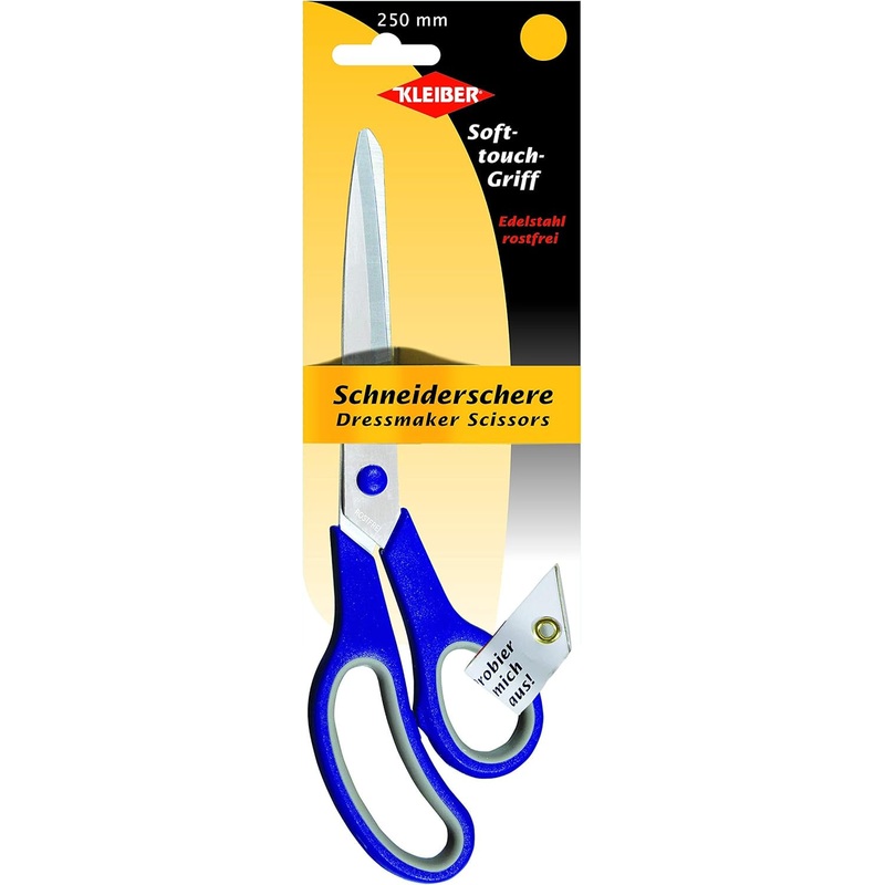 Kleiber Soft-touch dressmaker scissors blue 250mm