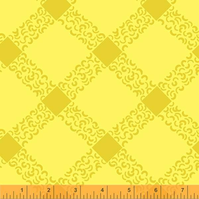 Windham Fabrics, 108 Wide Quilt Back, Seymour Plaid in Yellow, per half-yard