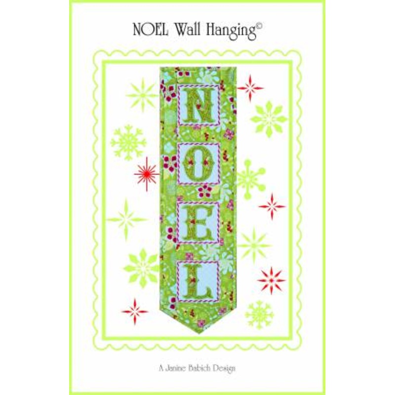 Pattern Noel Wall Hanging Machine Embroidery
