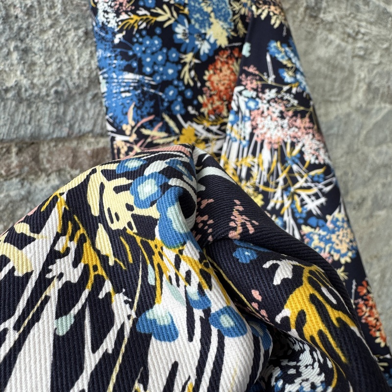 Wild Flowers Cotton Canvas Gabardine Twill  by See You at Six