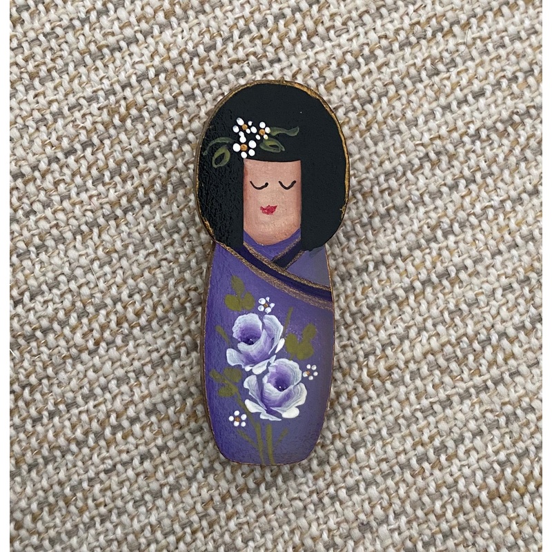 Brooch - Hand Painted #2