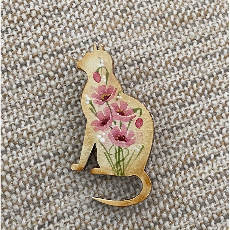 Brooch - Hand Painted #3