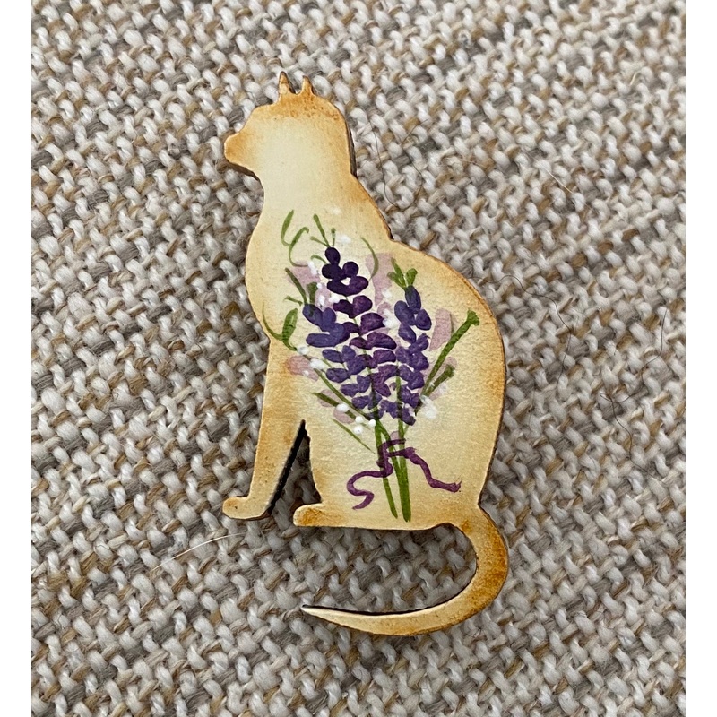 Brooch - Hand Painted #45