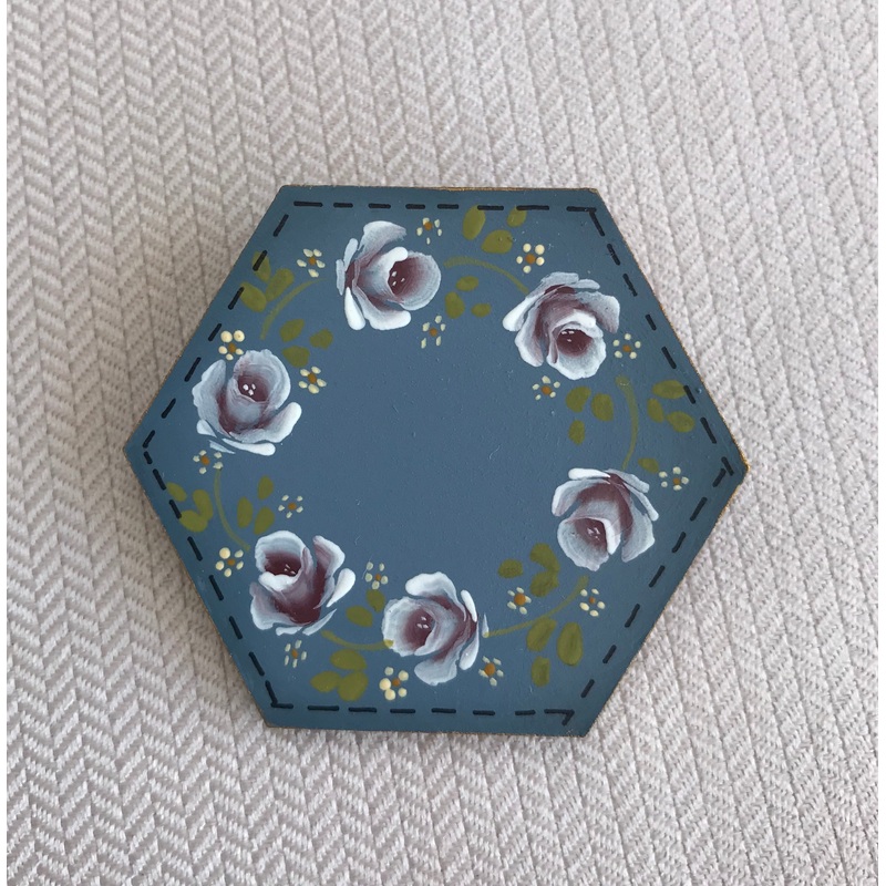 Brooch - Hand Painted #51