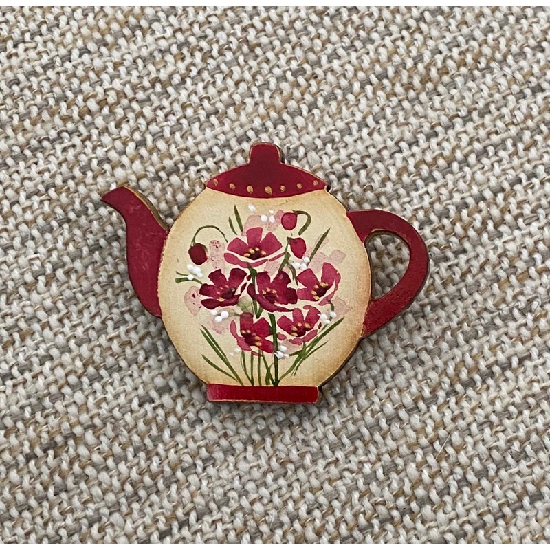 Brooch - Hand Painted #9