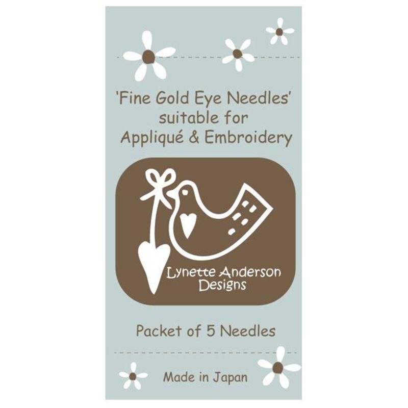 Fine Gold Eye Needles