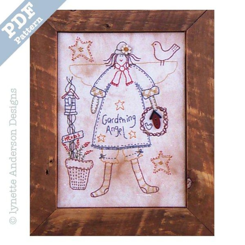 Gardening Angel - Downloadable pattern