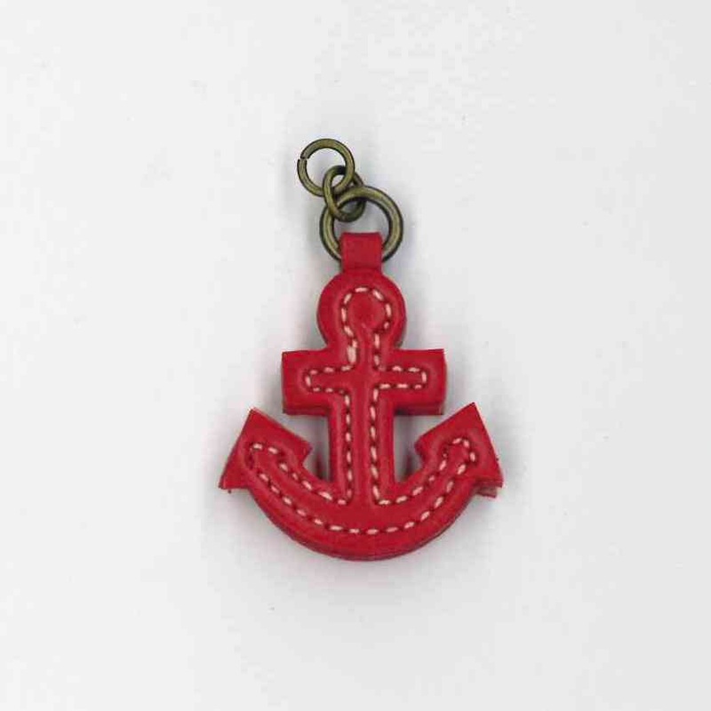 Zip Pull Red Anchor