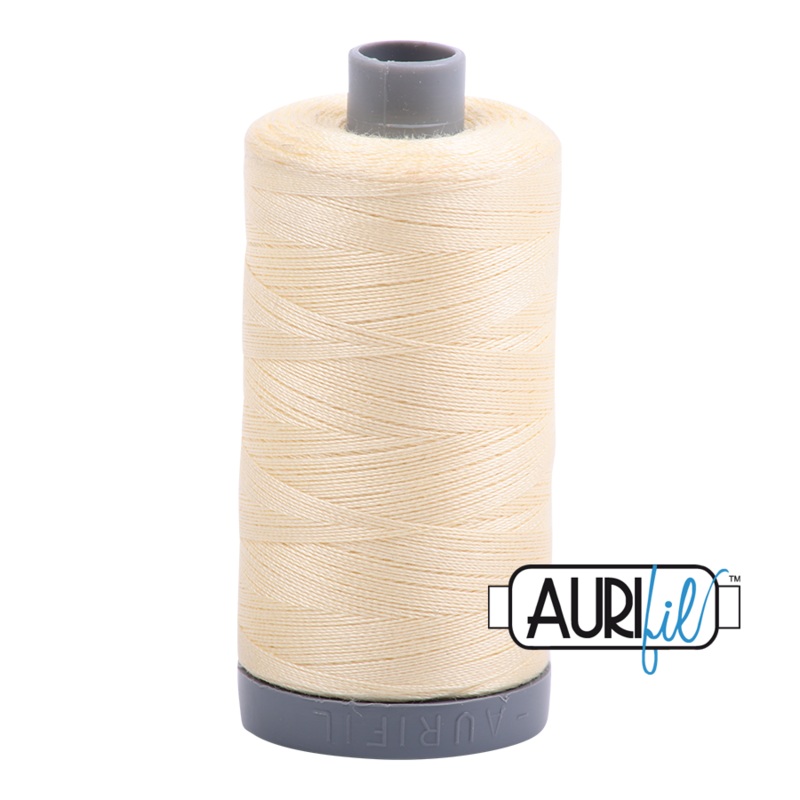 Aurifil 28wt Thread - Light Lemon #2110