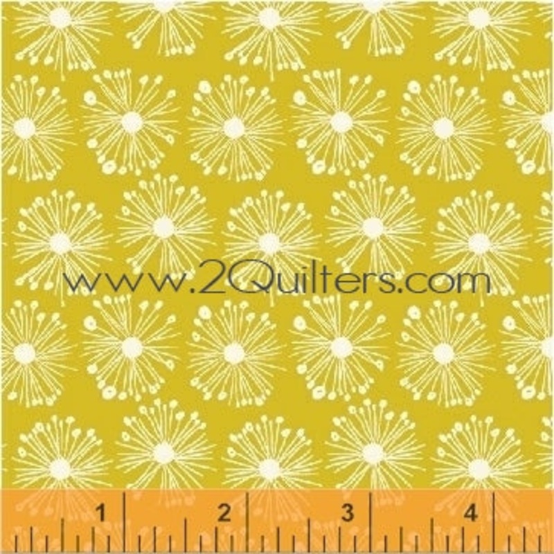 *Closeout Sale* Hand Picked, Dandelion in Chartreuse, 28 (LAST PIECE)