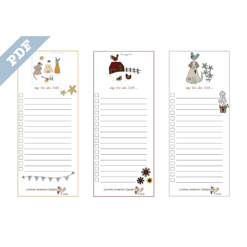 To Do List US paper size - downloadable