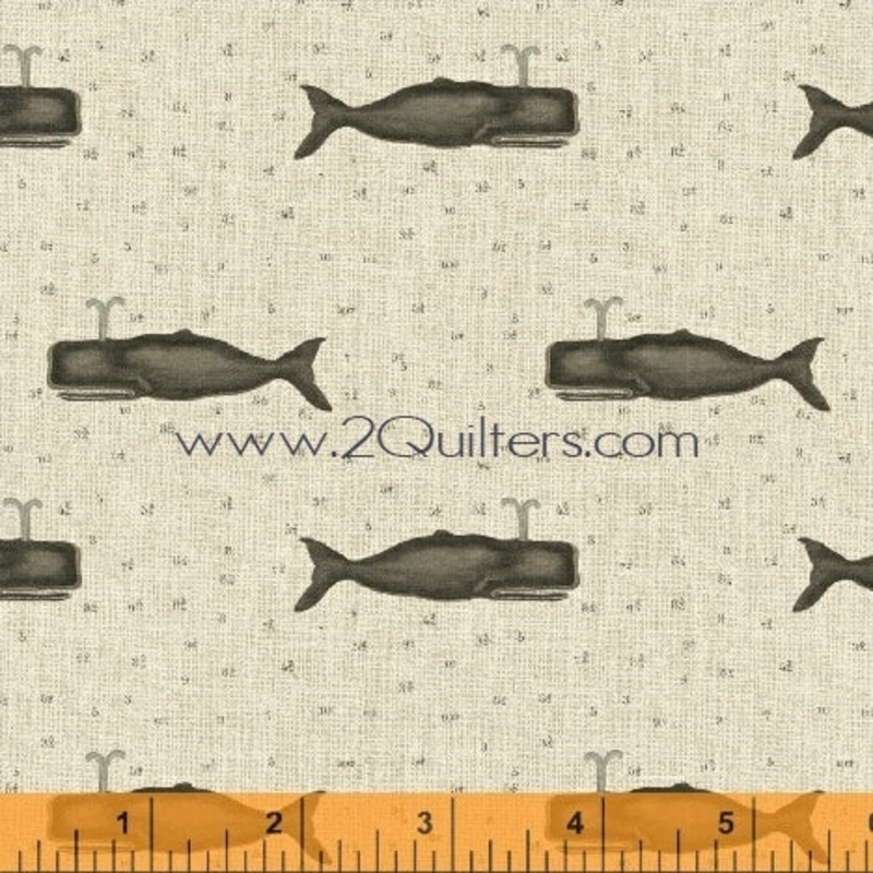 *Closeout Sale* Drift Away Whales (Sand), 36 (End of Bolt)