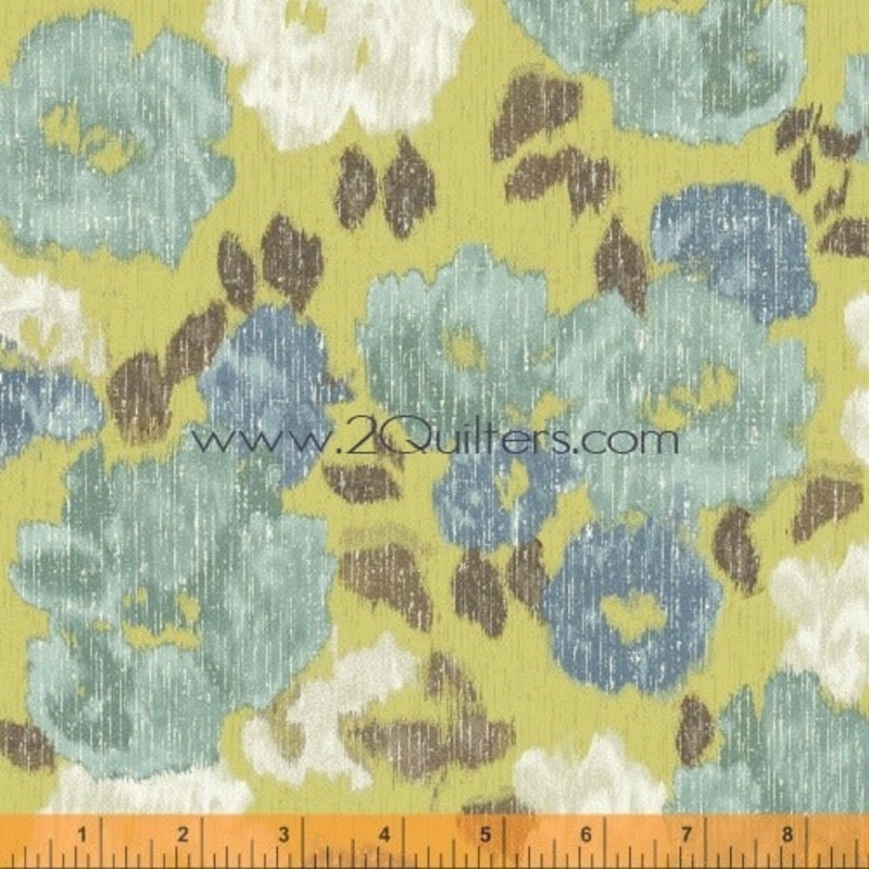 *Closeout Sale* Ibiza Floral (celery), 17 piece