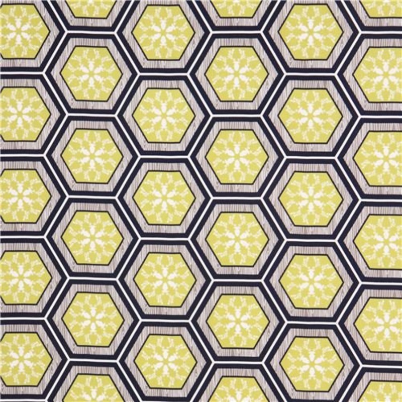 *Closeout Sale* Michael Miller, Rustique, Park City in Leaf by Emily Herrick, per half-yard