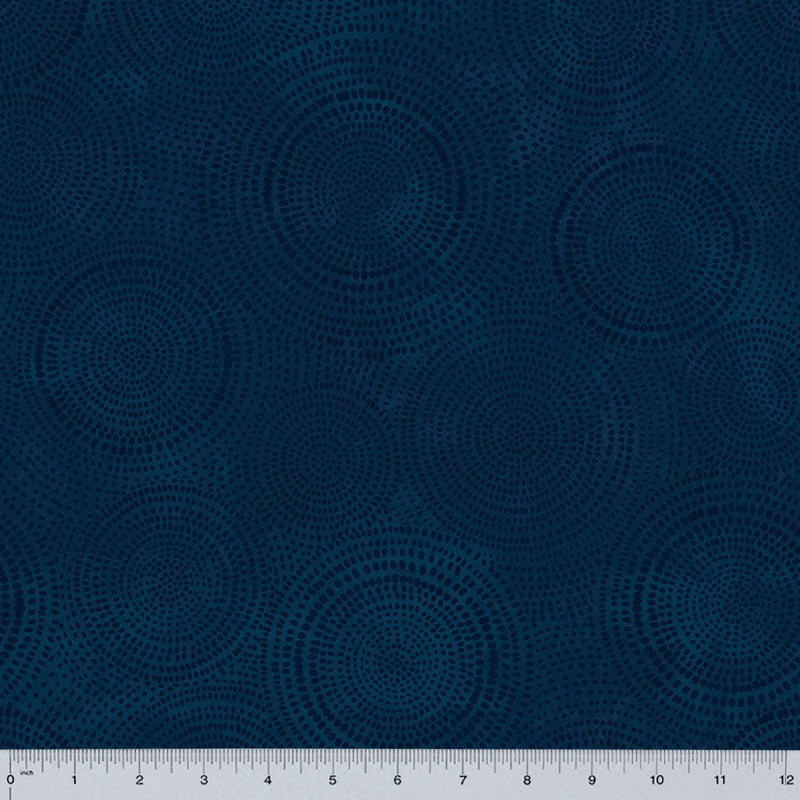 Windham Fabrics, 108 Wide Quilt Back, Radiance in Navy, per half-yard