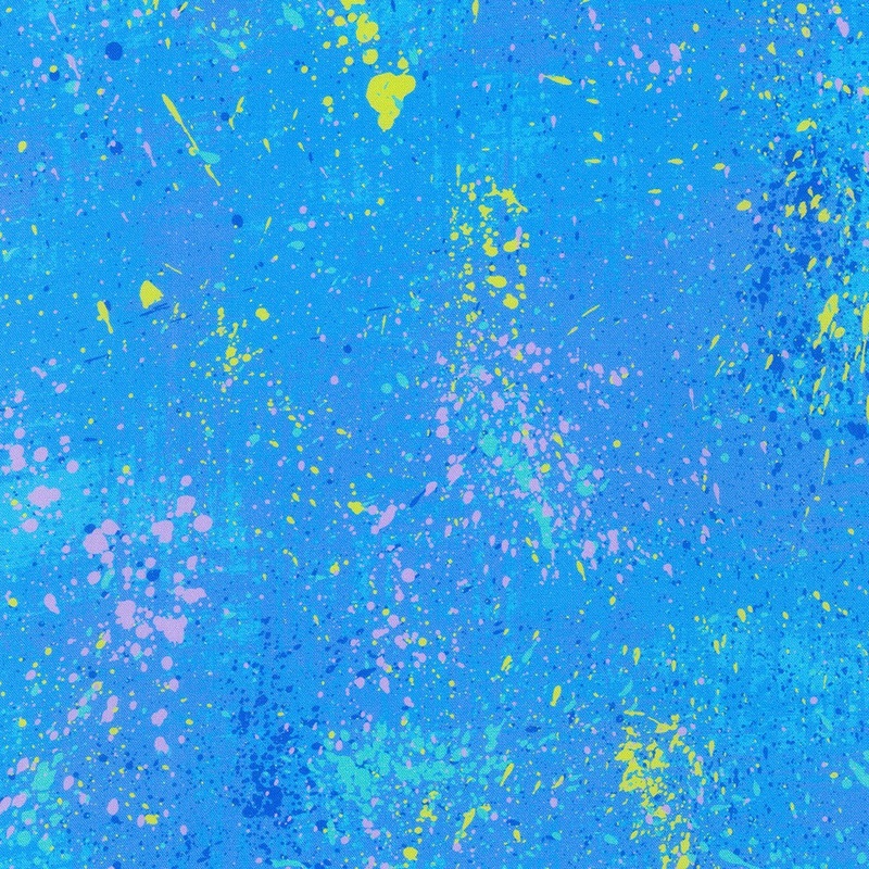 Wishwell Color Wheel 108 Wide Quilt Back, Cerulean, per half-yard