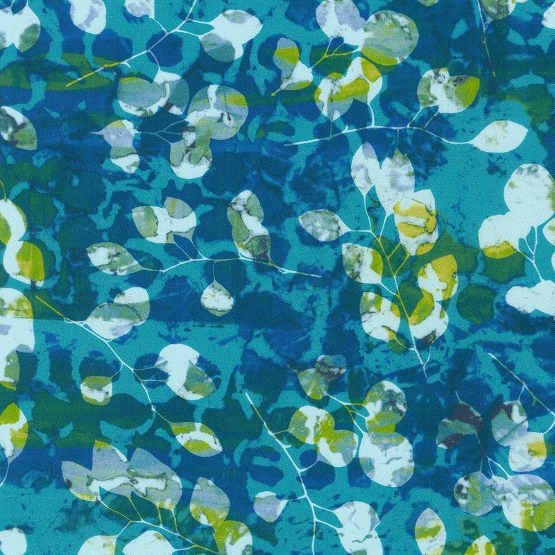 Wishwell Prairie Song 108 Wide Quilt Back, Lake, per half-yard