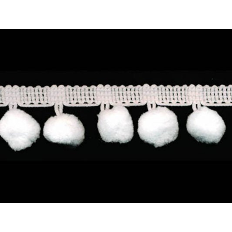 10mm Ball Pom Pom Trim 1 Overall Width