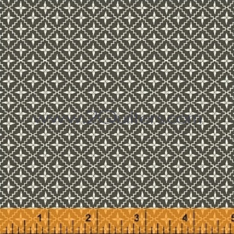 *Closeout Sale* Modern Country Diamond Stars (charcoal), 2yard 6(LAST PIECE)