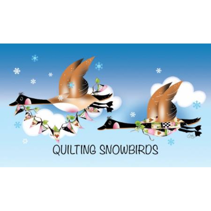 Gifts Quilting Snowbird Magnet